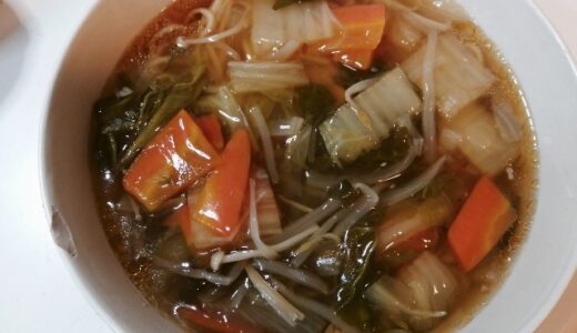 混ぜるだけのスープで簡単お肉なしラーメン～お肉なしレシピ～